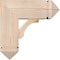 Ekena Millwork Imperial Arts and Crafts Smooth Bracket w/ Offset Brace, Douglas Fir, 7 1/2"W x 18"D x 18"H BKT0806X18X18IMP03SDF - alternate 2